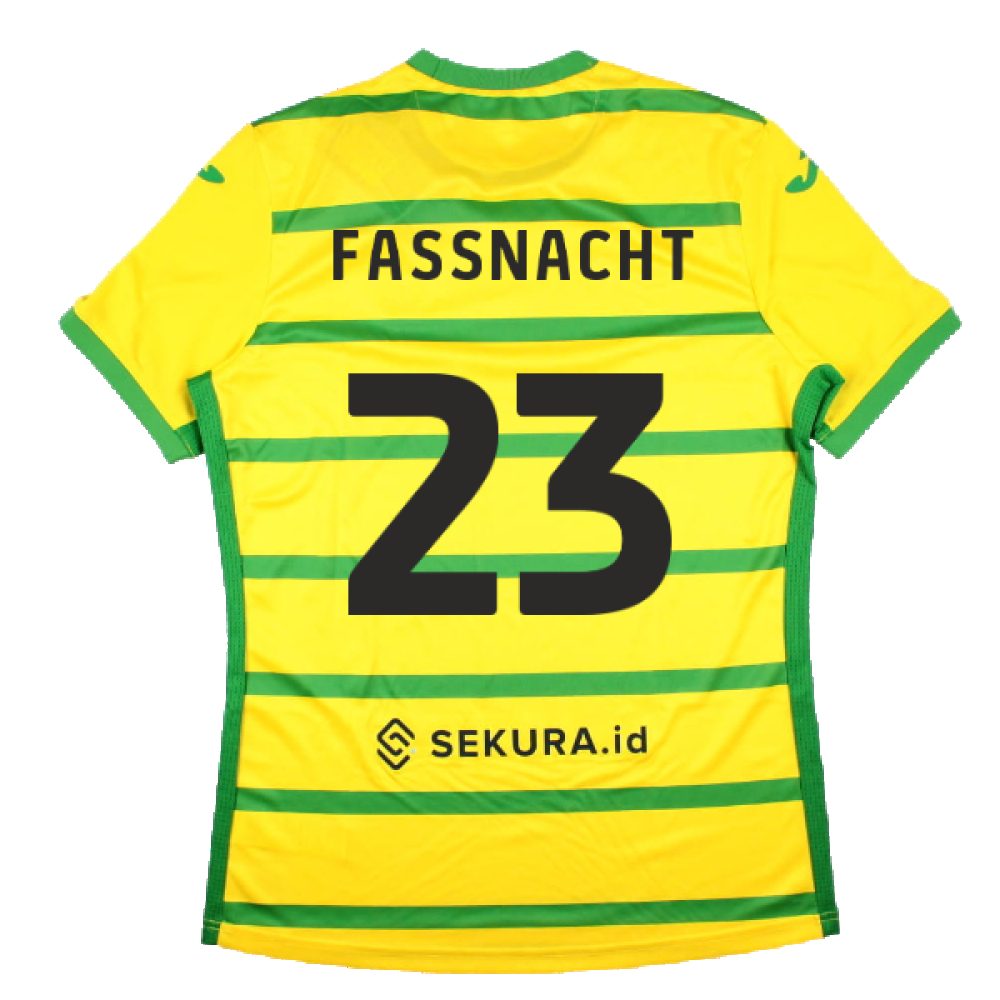 2023-2024 Norwich City Home Shirt (Fassnacht 23)