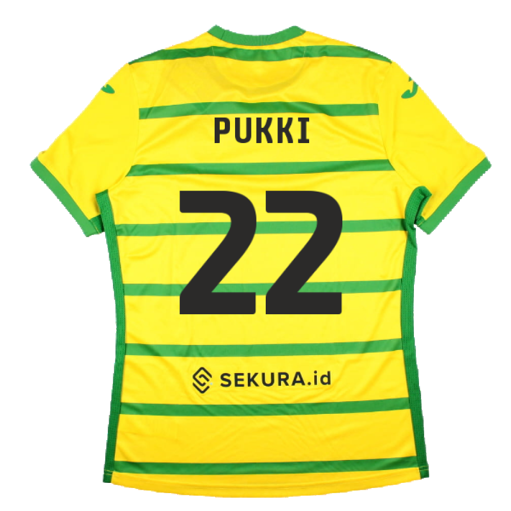 2023-2024 Norwich City Home Shirt (Pukki 22)