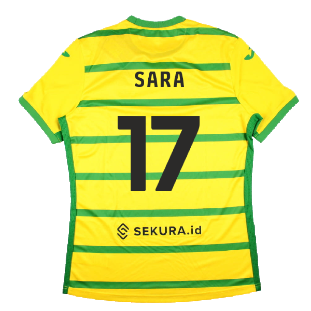 2023-2024 Norwich City Home Shirt (Sara 17)