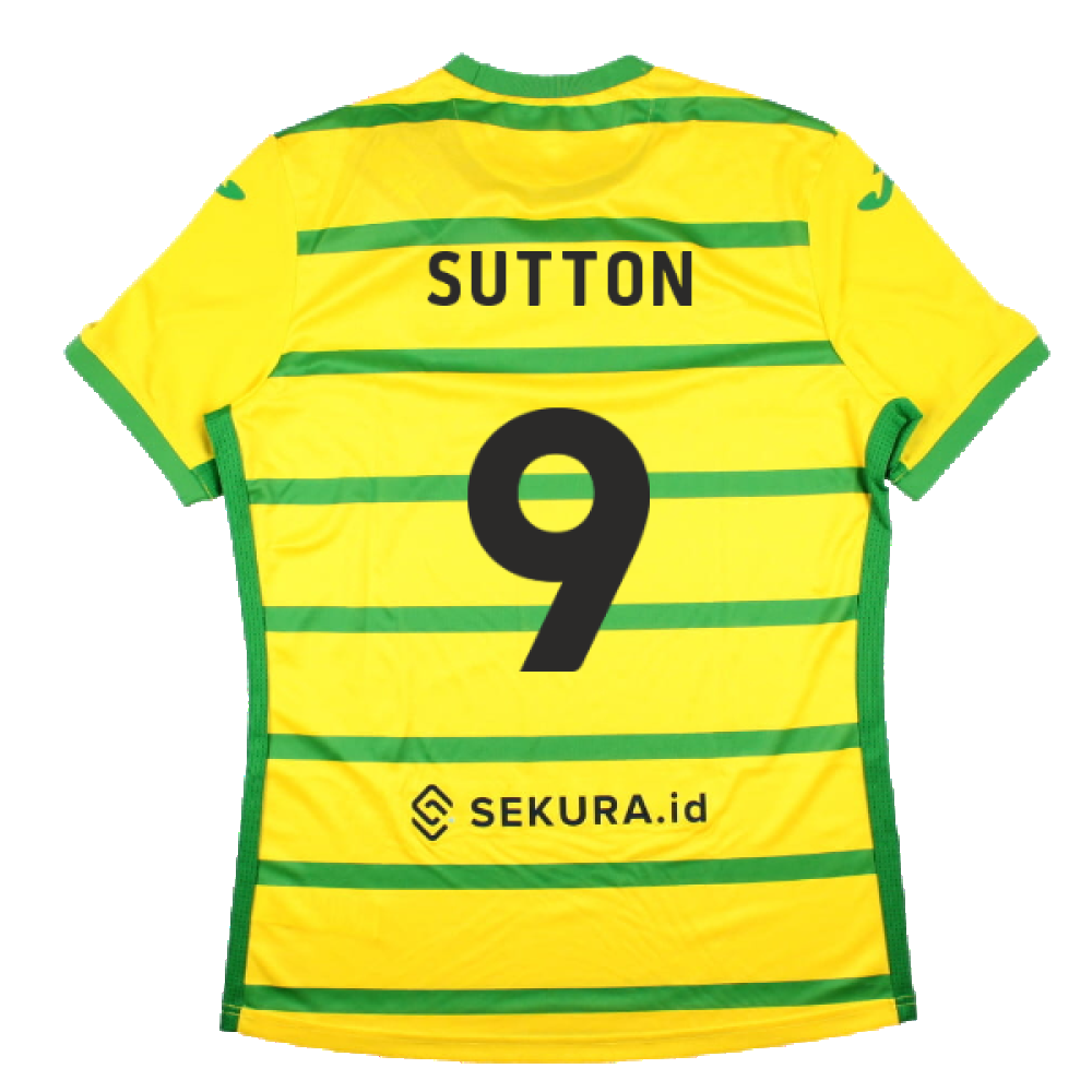 2023-2024 Norwich City Home Shirt (Sutton 9)