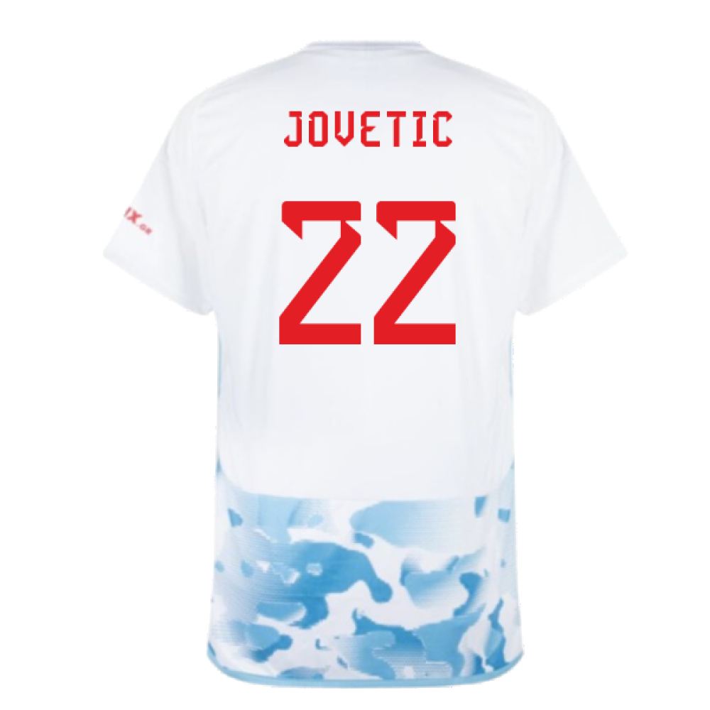 2023-2024 Olympiakos Away Shirt (Jovetic 22)