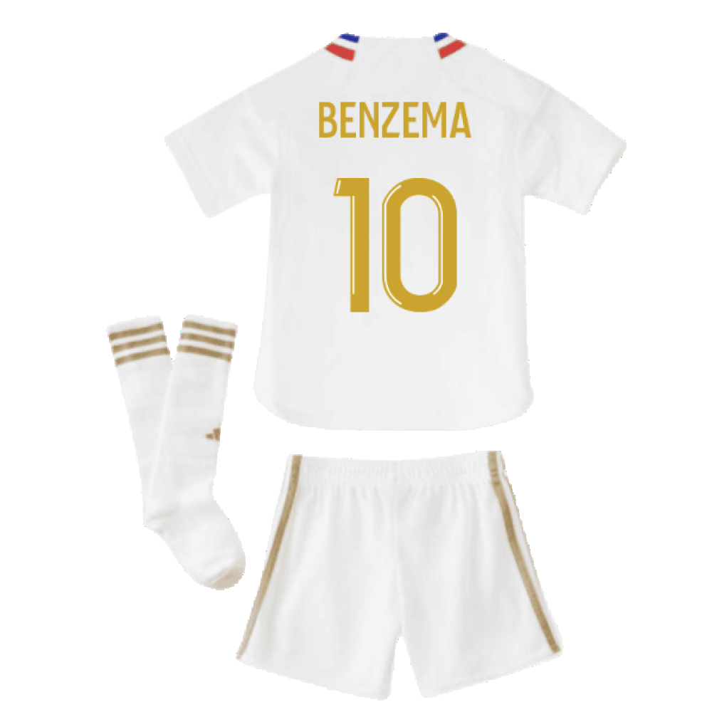 2023-2024 Olympique Lyon Home Mini Kit (Benzema 10)