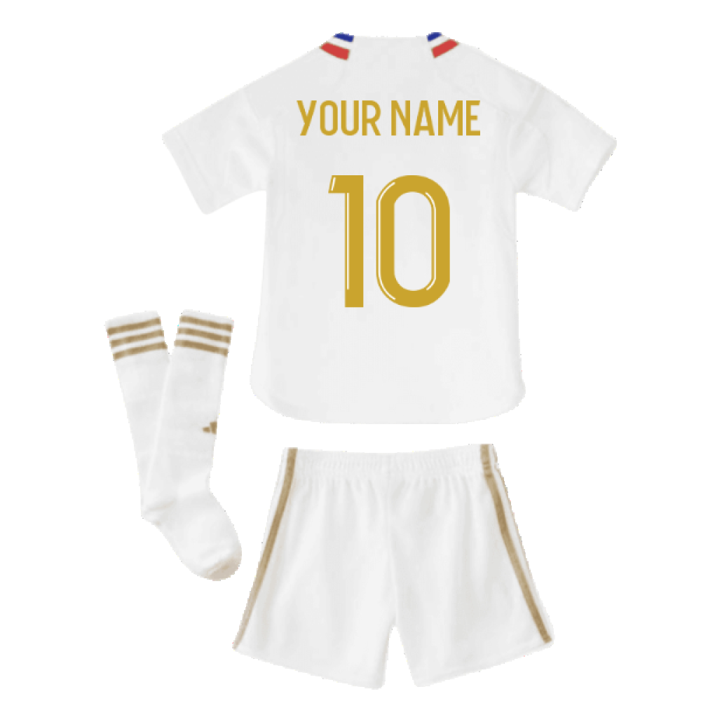 2023-2024 Olympique Lyon Home Mini Kit (Your Name)