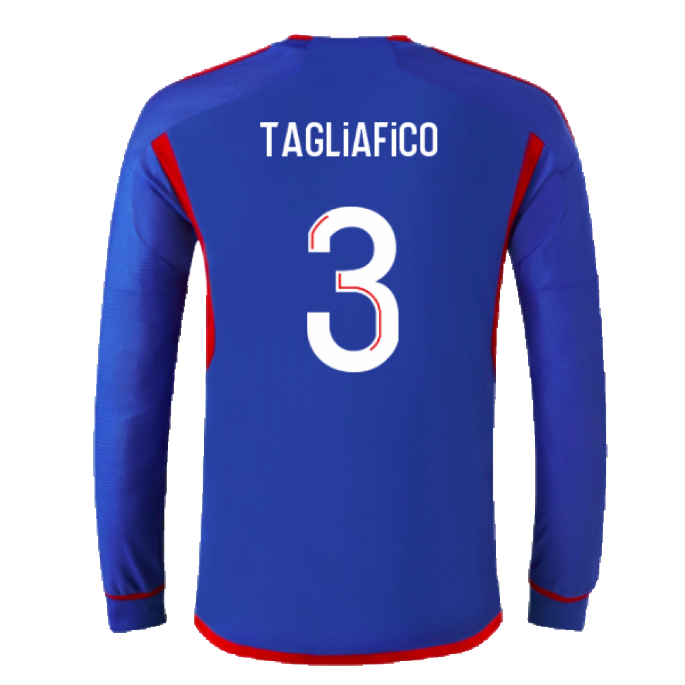 2023-2024 Olympique Lyon Long Sleeve Away Shirt (Tagliafico 3)