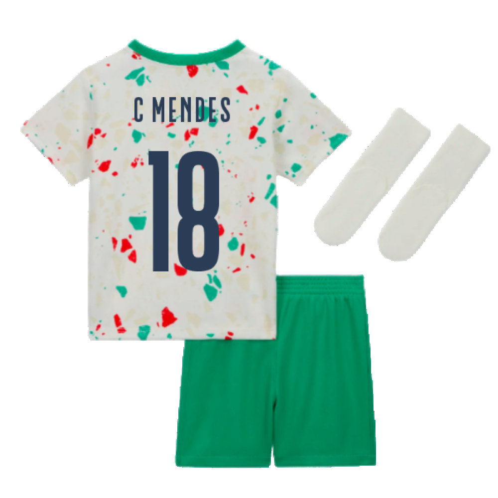 2023-2024 Portugal Away Infants Baby Kit (C Mendes 18)