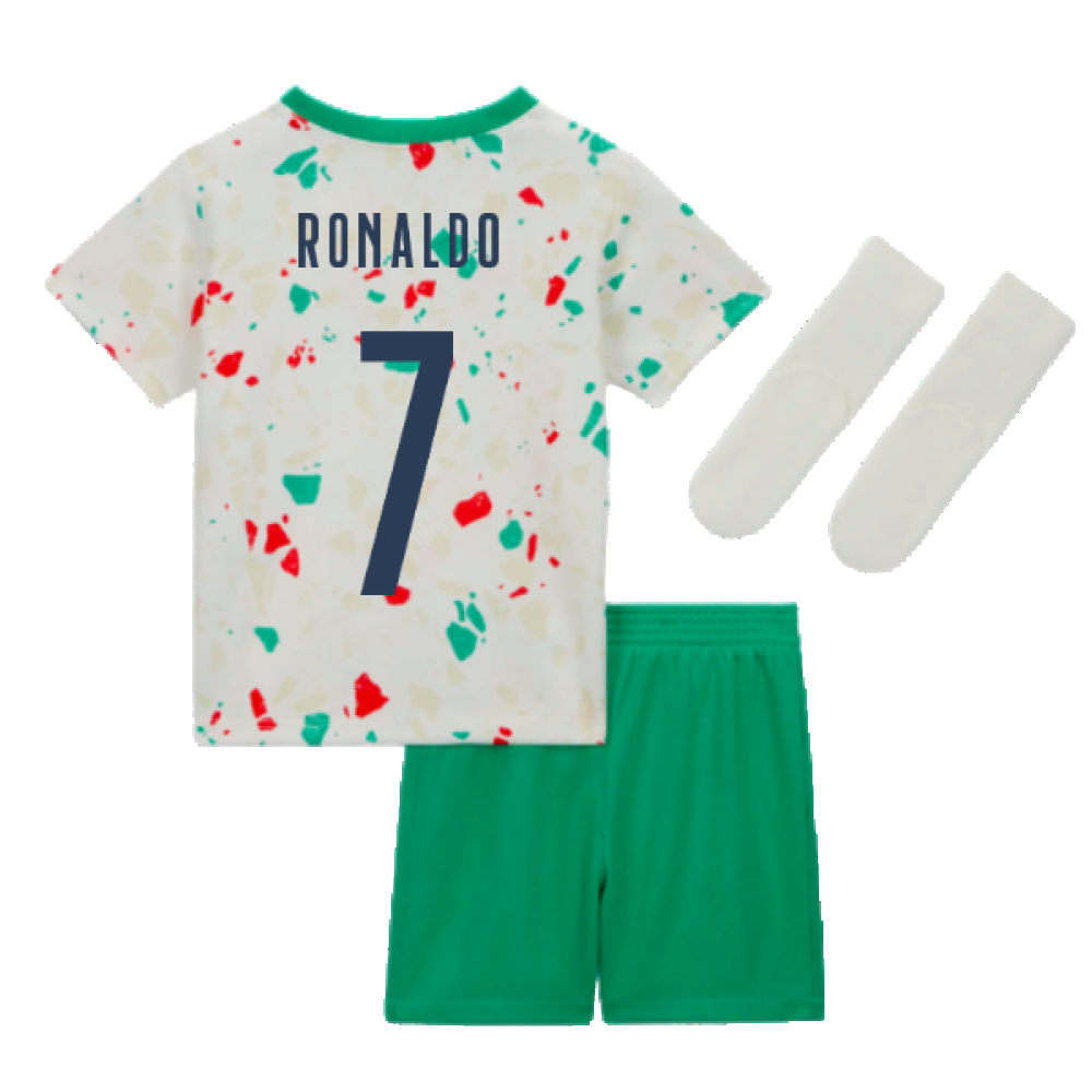 2023-2024 Portugal Away Infants Baby Kit (Ronaldo 7)