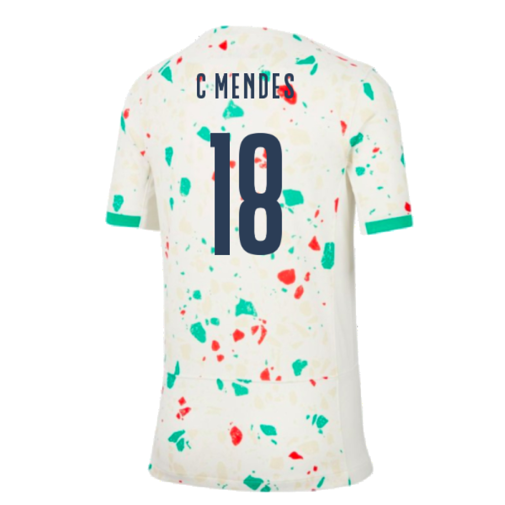 2023-2024 Portugal Away Shirt (Kids) (C Mendes 18)