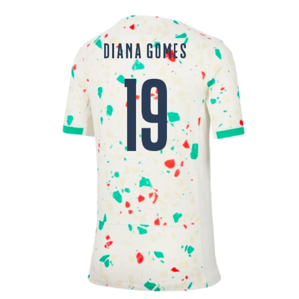 2023-2024 Portugal Away Shirt (Kids) (Diana Gomes 19)