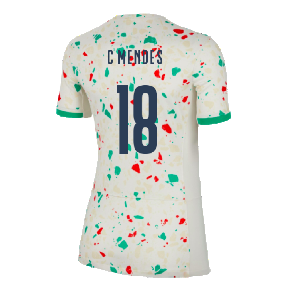 2023-2024 Portugal Away Shirt (Ladies) (C Mendes 18)