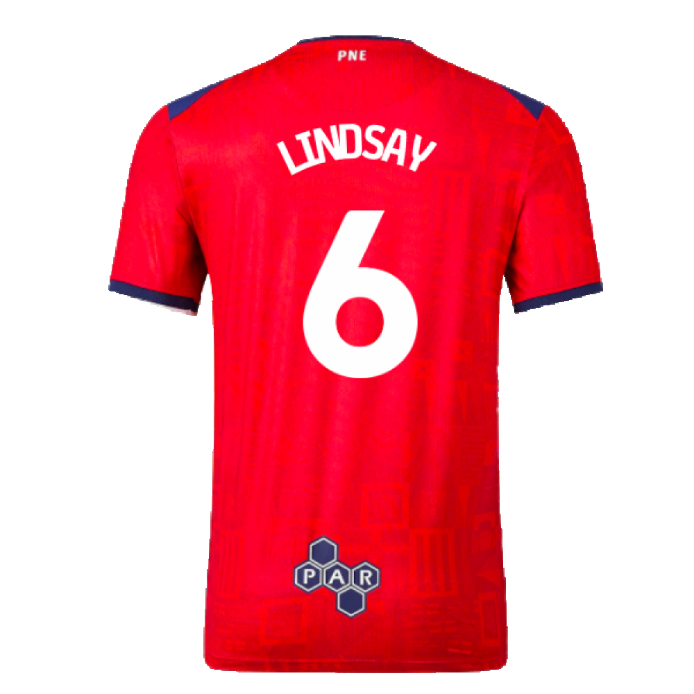 2023-2024 Preston North End Away Shirt (Lindsay 6)