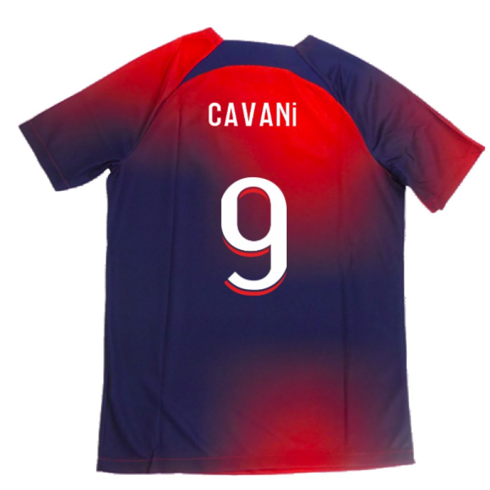 2023-2024 PSG Academy Pro Dri-FIT Pre-Match Shirt (Red) (Cavani 9)