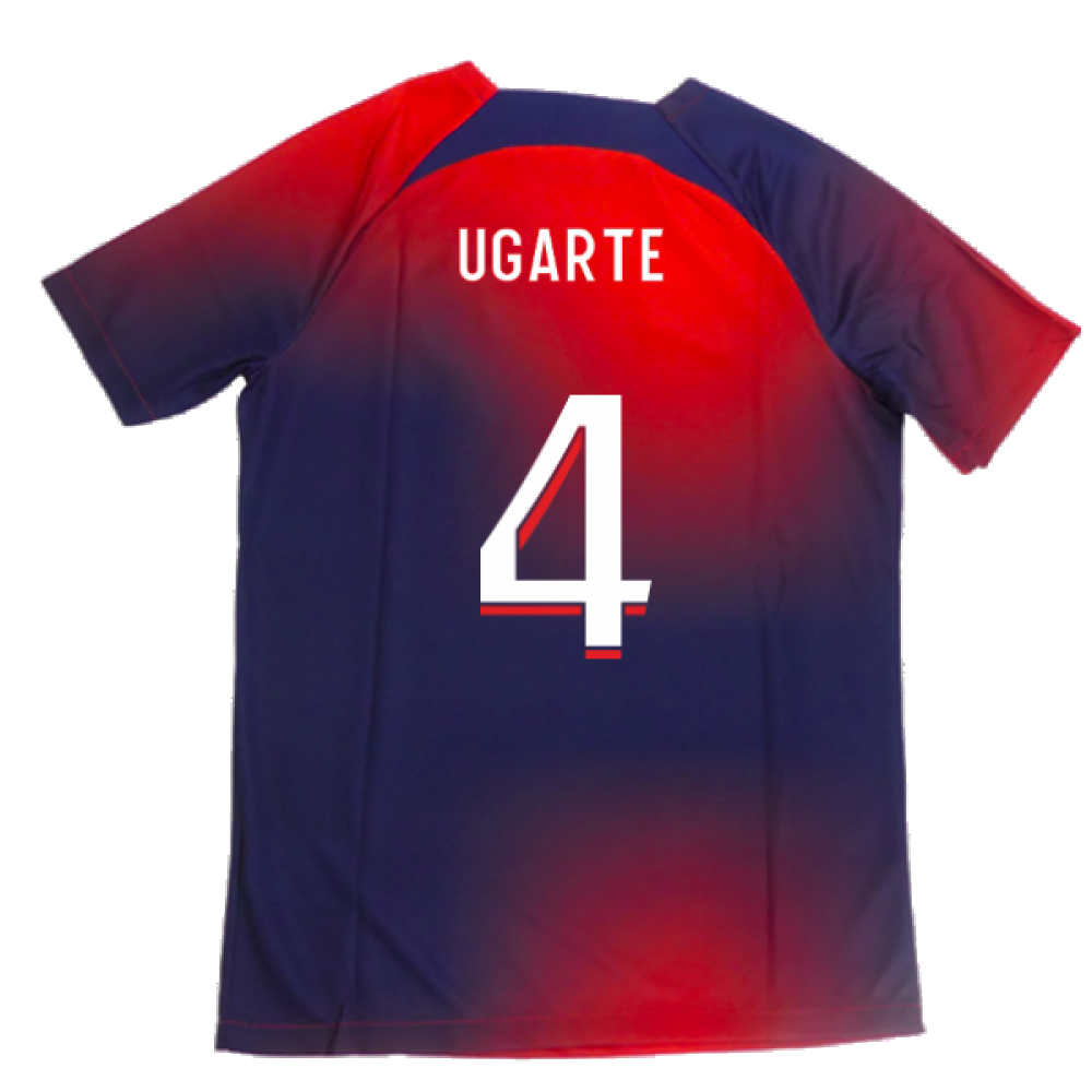 2023-2024 PSG Academy Pro Dri-FIT Pre-Match Shirt (Red) (Ugarte 4)