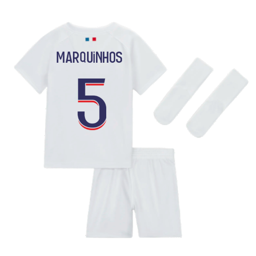 2023-2024 PSG Away Baby Kit (Marquinhos 5)