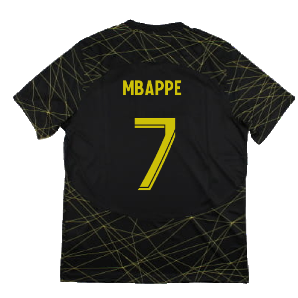 2023-2024 PSG Fourth Shirt (Mbappe 7)