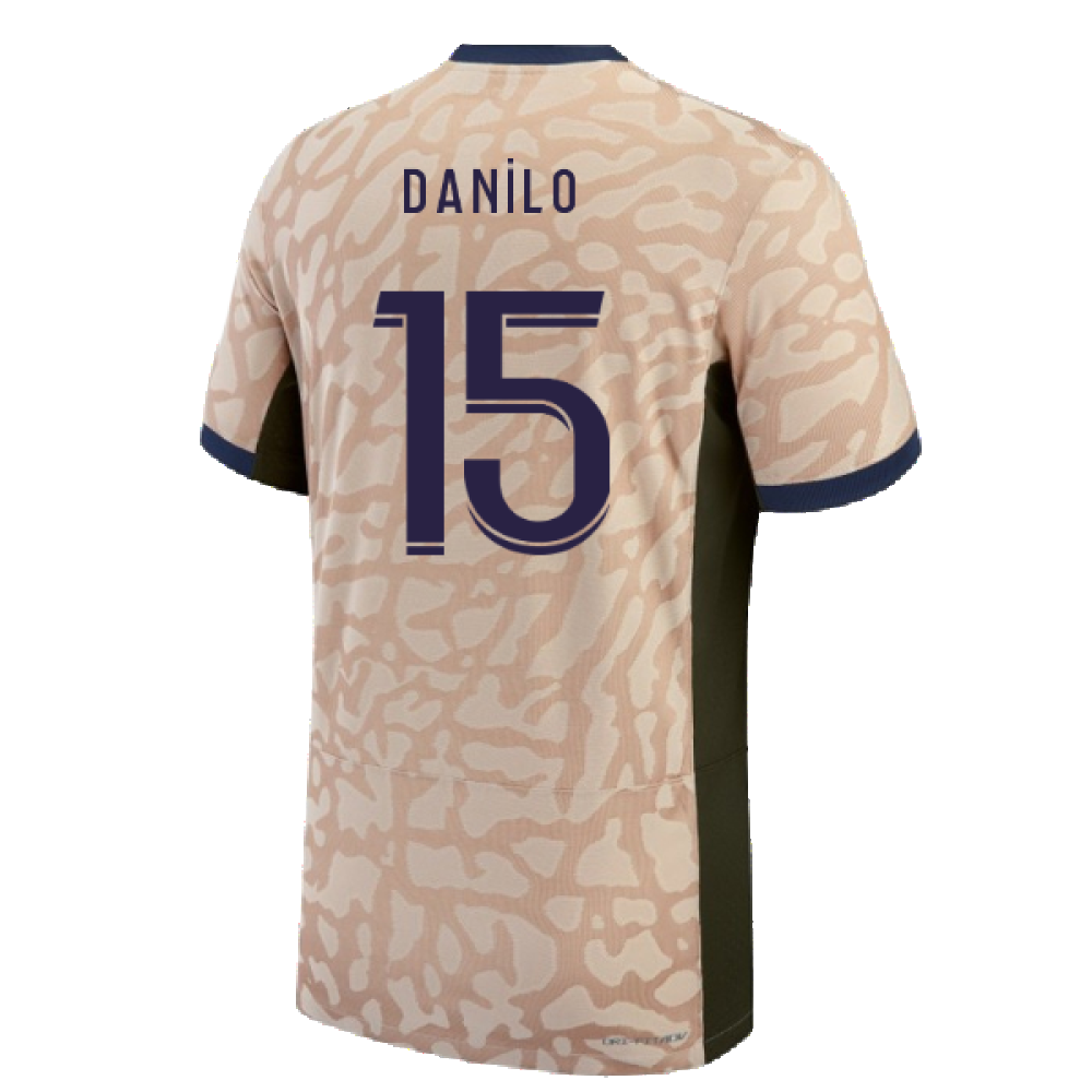 2023-2024 PSG Fourth Vapor Football Shirt (Danilo 15)