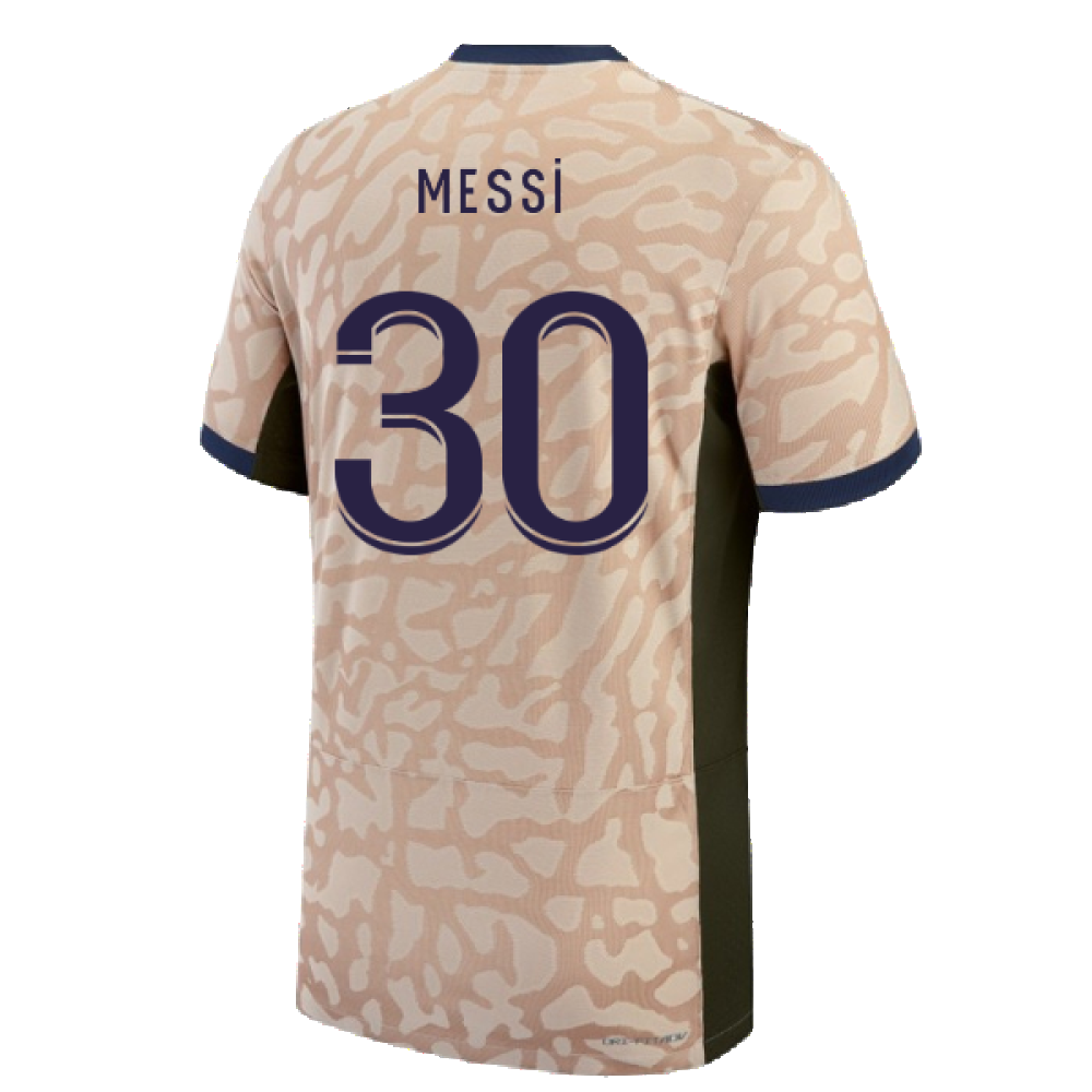 2023-2024 PSG Fourth Vapor Football Shirt (Messi 30)