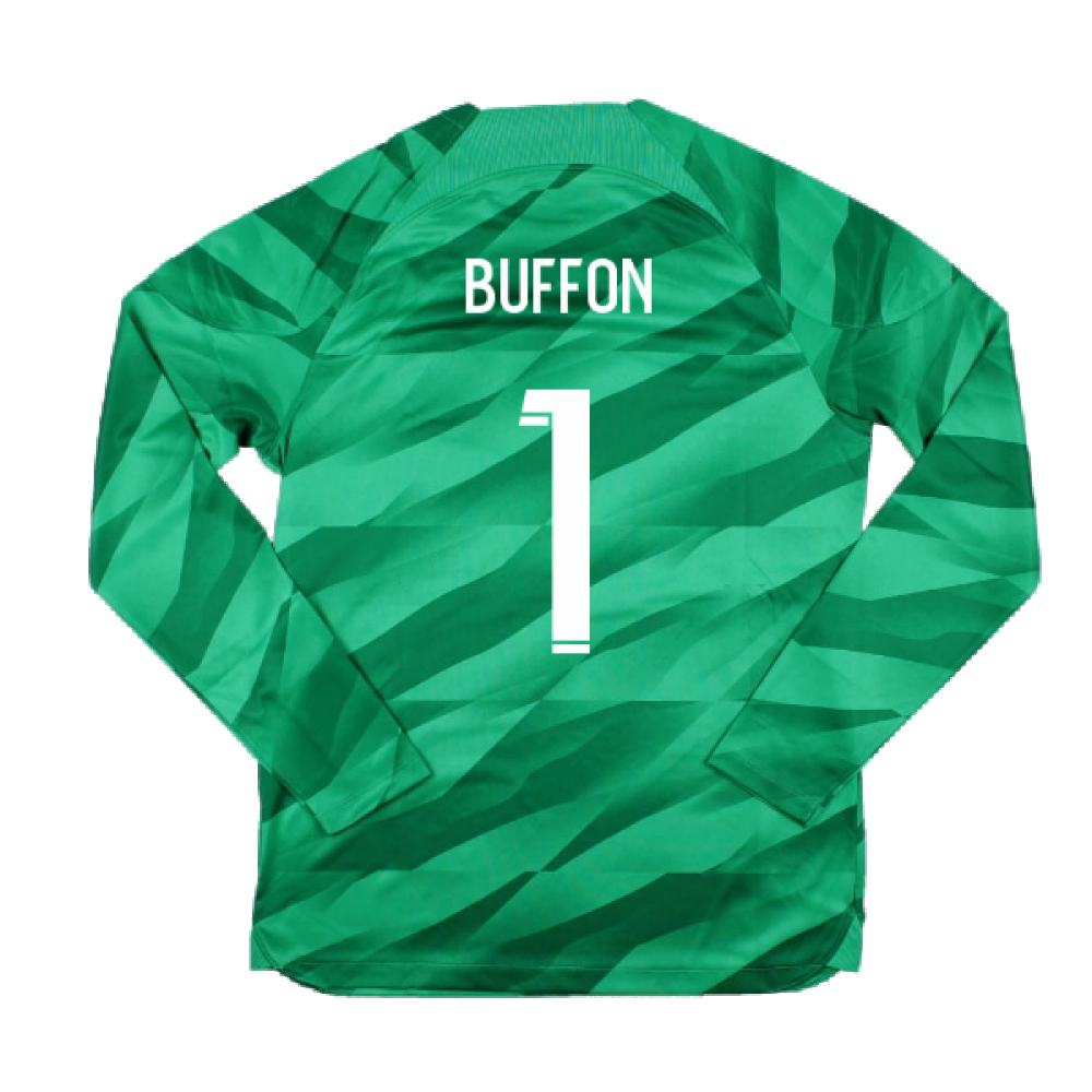 2023-2024 PSG Goalkeeper Long Sleeve Shirt (Green) (BUFFON 1)