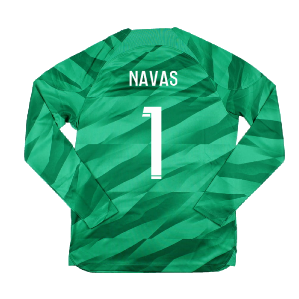 2023-2024 PSG Goalkeeper Long Sleeve Shirt (Green) (NAVAS 1)