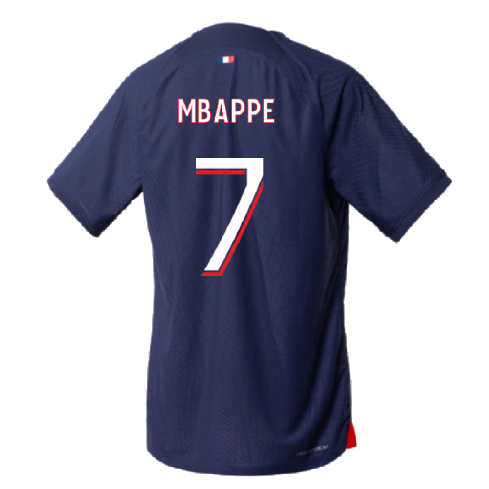 2023-2024 PSG Home Match Authentic Shirt (Mbappe 7)