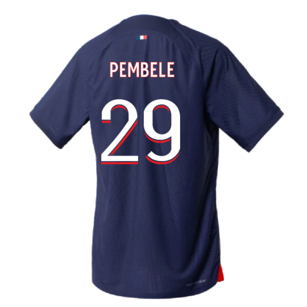 2023-2024 PSG Home Match Authentic Shirt (Pembele 29)