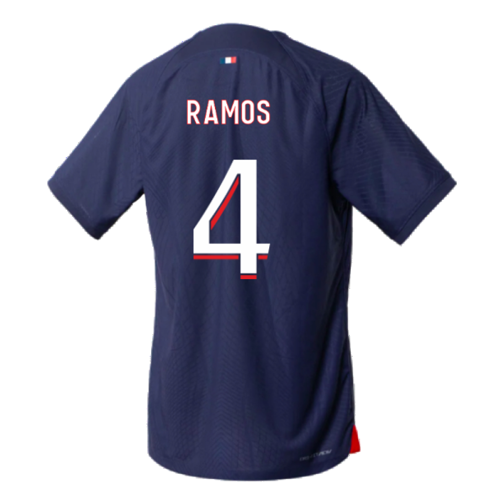 2023-2024 PSG Home Match Authentic Shirt (Sergio Ramos 4)