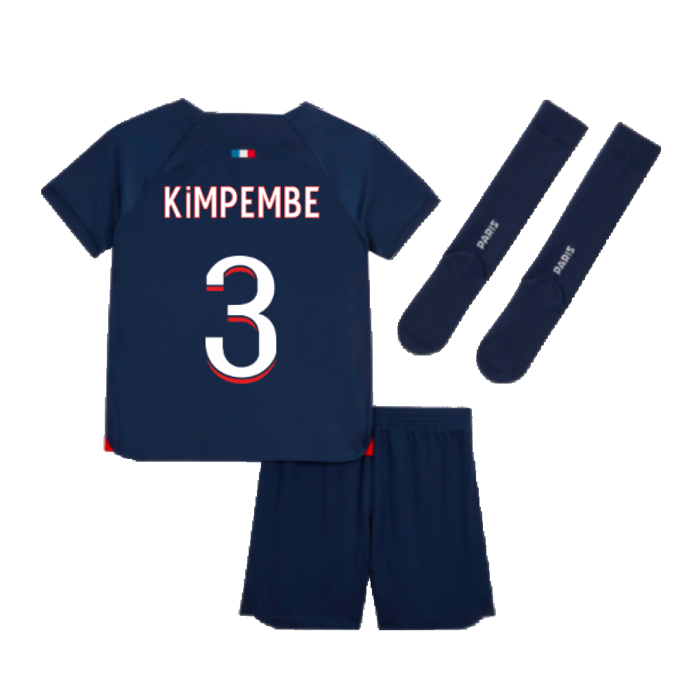 2023-2024 PSG Home Mini-Kit (Kimpembe 3)