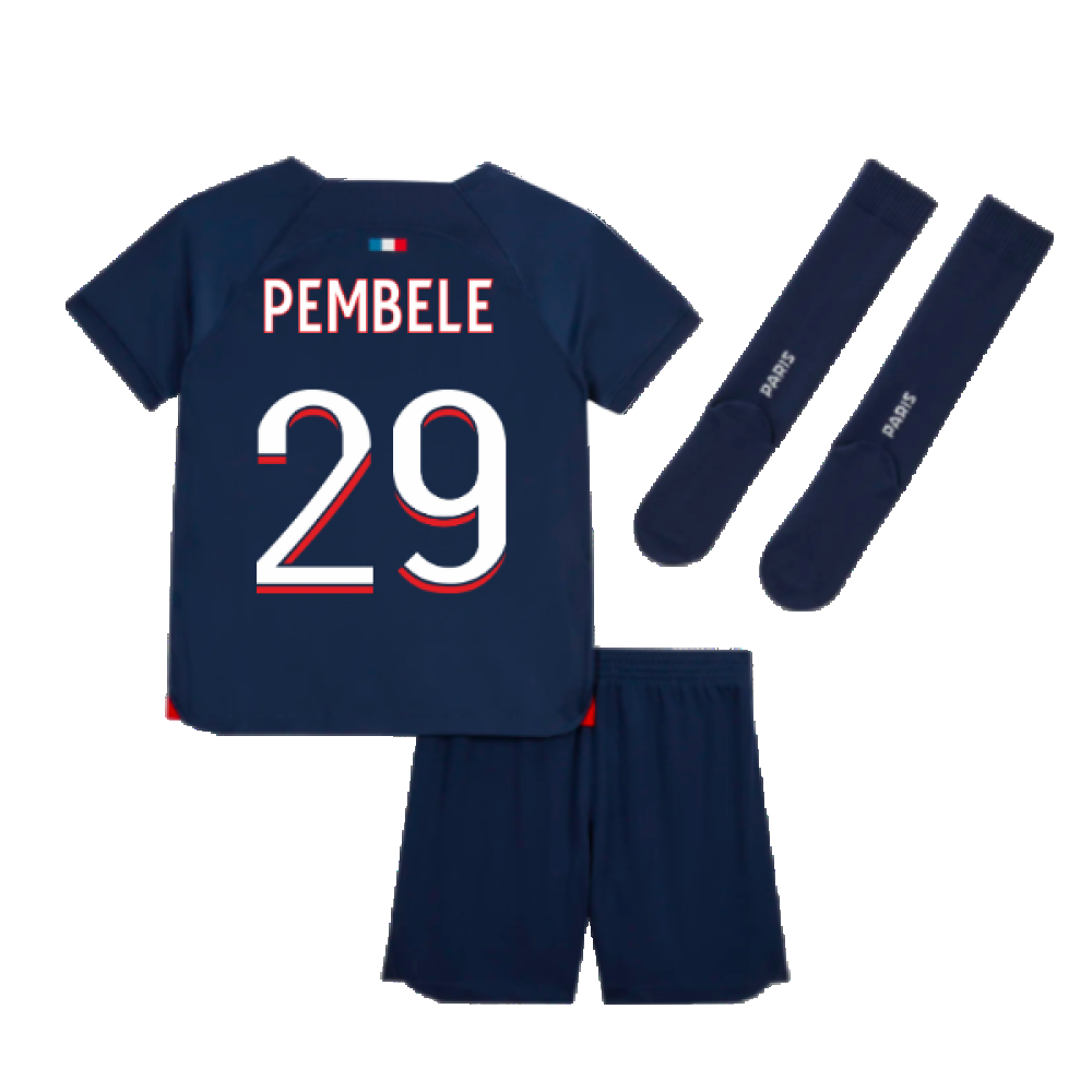 2023-2024 PSG Home Mini-Kit (Pembele 29)