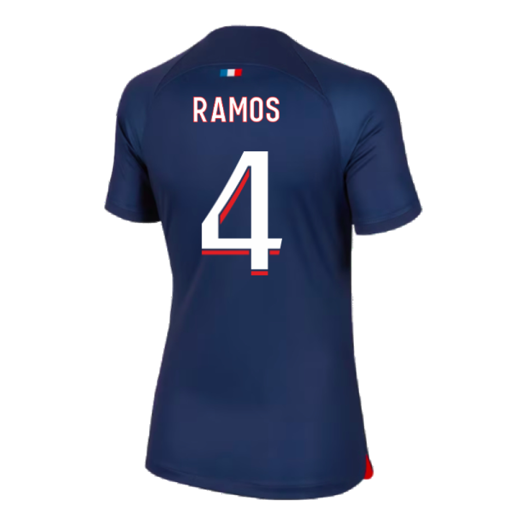 2023-2024 PSG Home Shirt (Ladies) (Sergio Ramos 4)