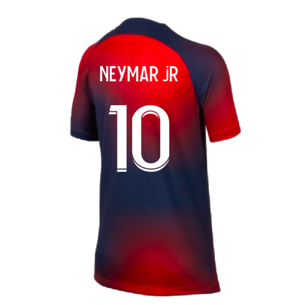 2023-2024 PSG Pre-Match Shirt (Midnight Navy) - Kids (Neymar JR 10)