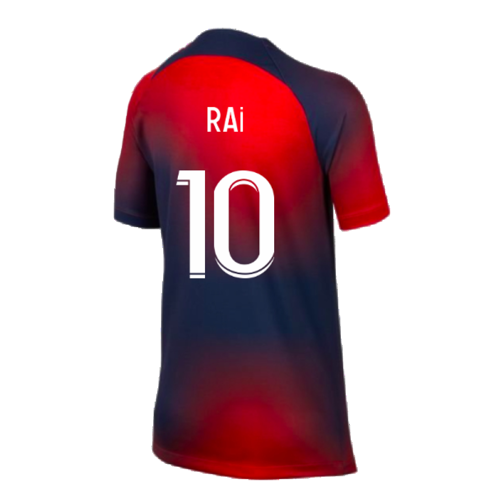 2023-2024 PSG Pre-Match Shirt (Midnight Navy) - Kids (Rai 10)