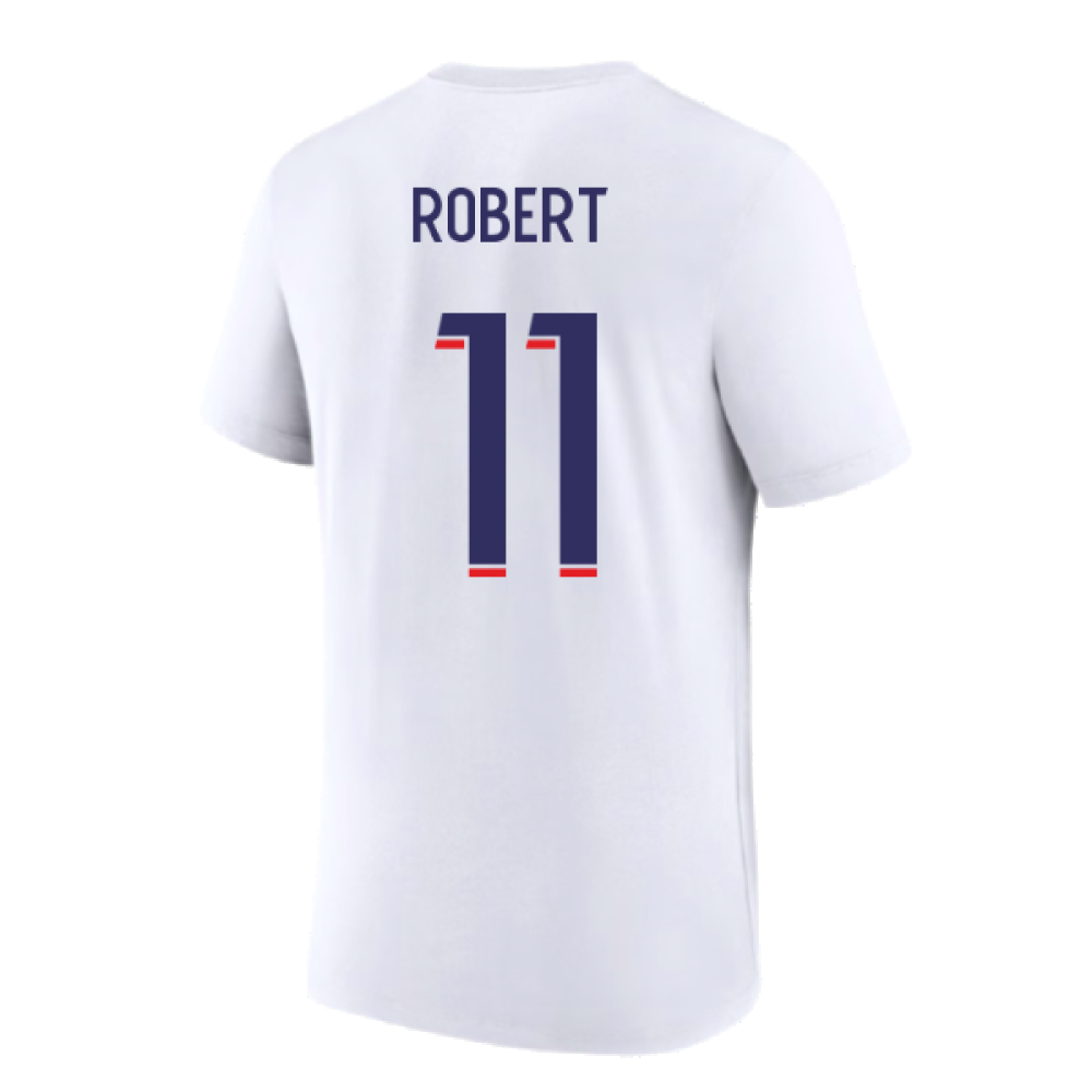 2023-2024 PSG Premium Essentials T-shirt (White) (Robert 11)