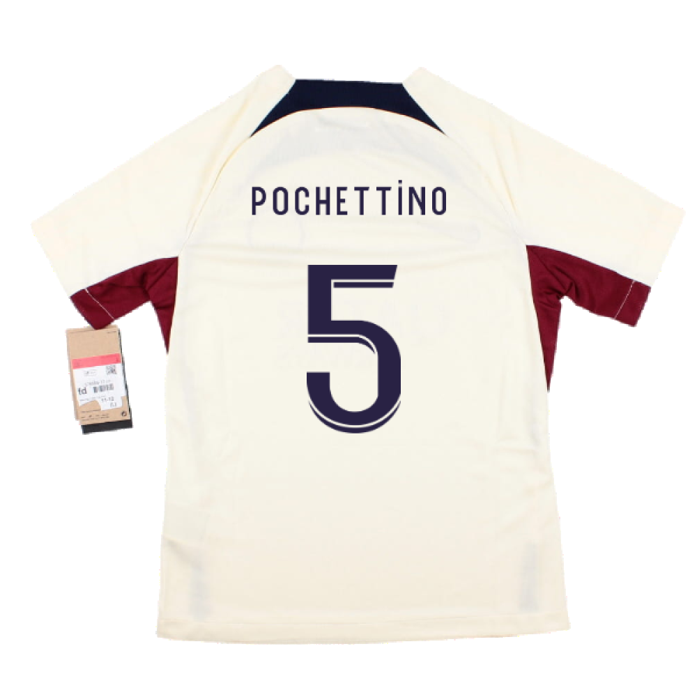 2023-2024 PSG Strike Dri-Fit Training Shirt (Cream) - Kids (Pochettino 5)