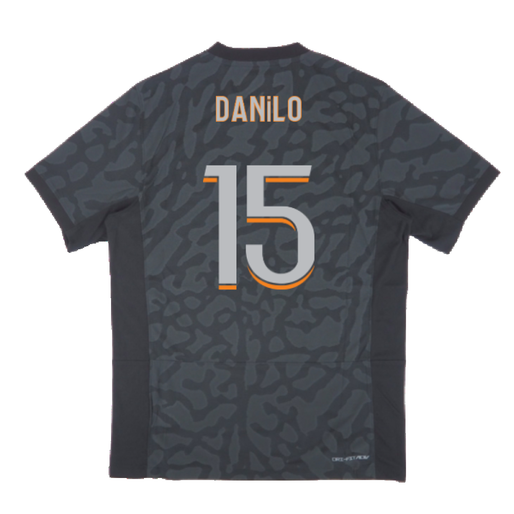 2023-2024 PSG Third Authentic Players Shirt (Danilo 15)