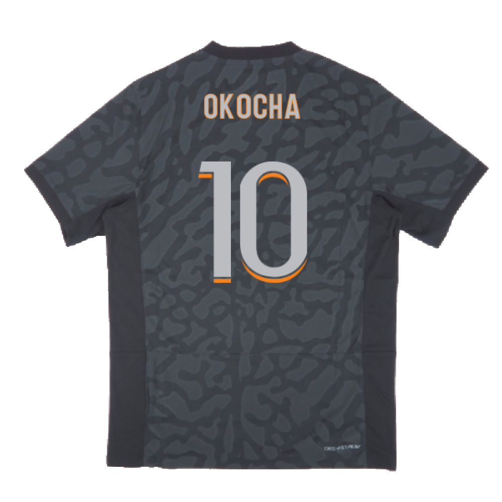 2023-2024 PSG Third Authentic Players Shirt (Okocha 10)