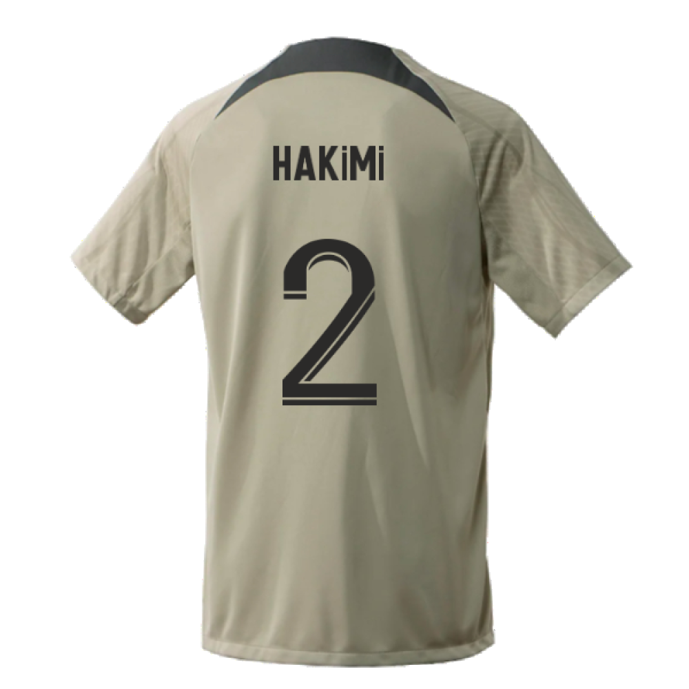 2023-2024 PSG Training Shirt (Stone) (Hakimi 2)