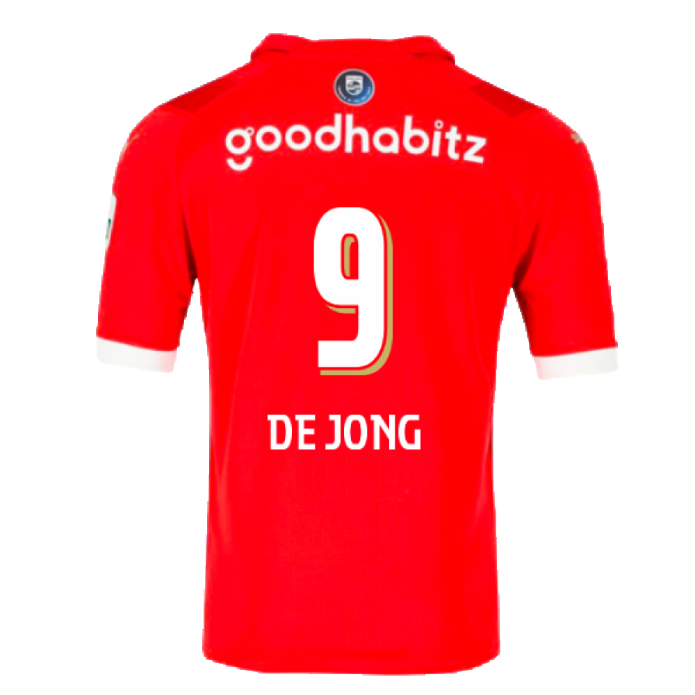 2023-2024 PSV Eindhoven Home Shirt (De Jong 9)