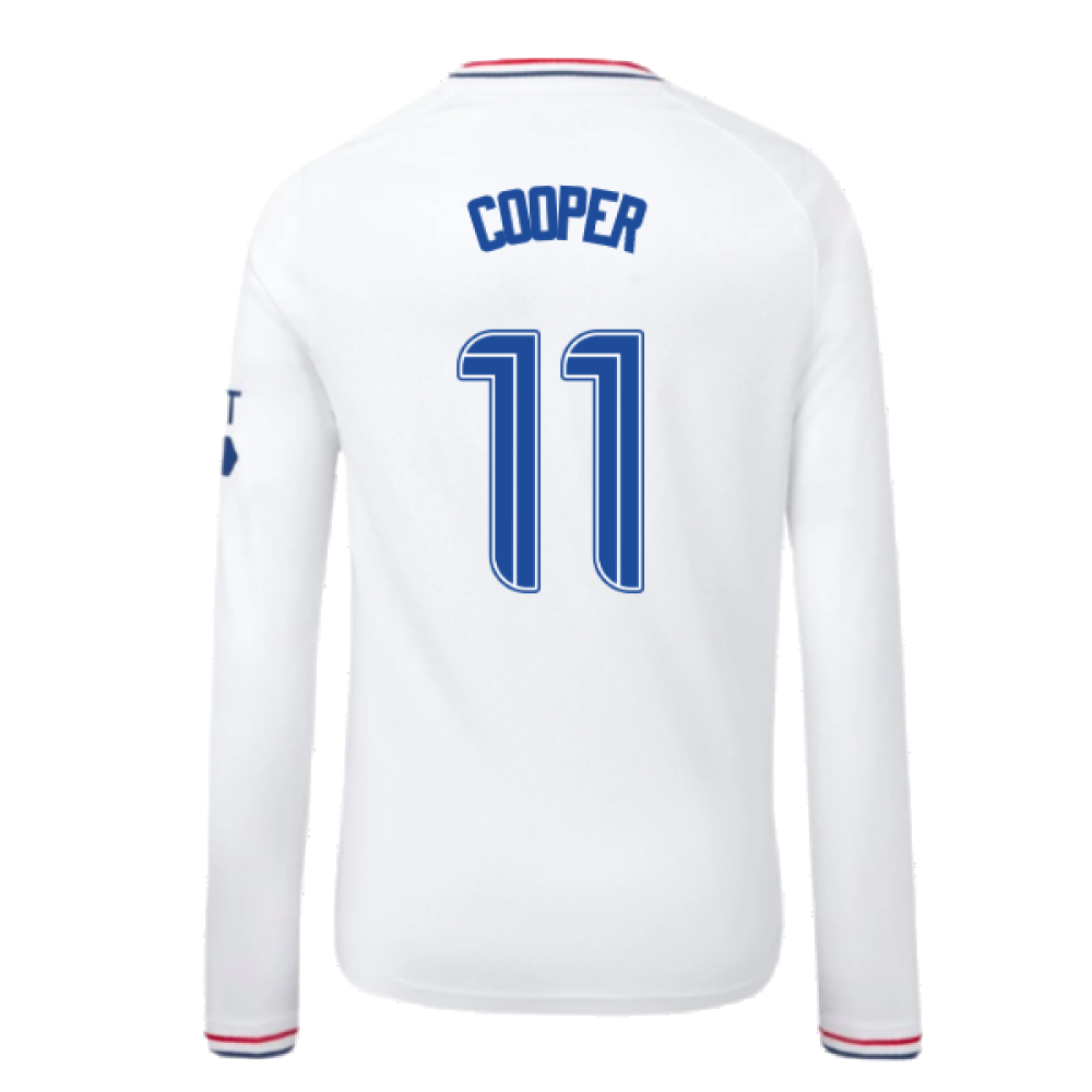 2023-2024 Rangers Away Long Sleeve Shirt (Kids) (Cooper 11)