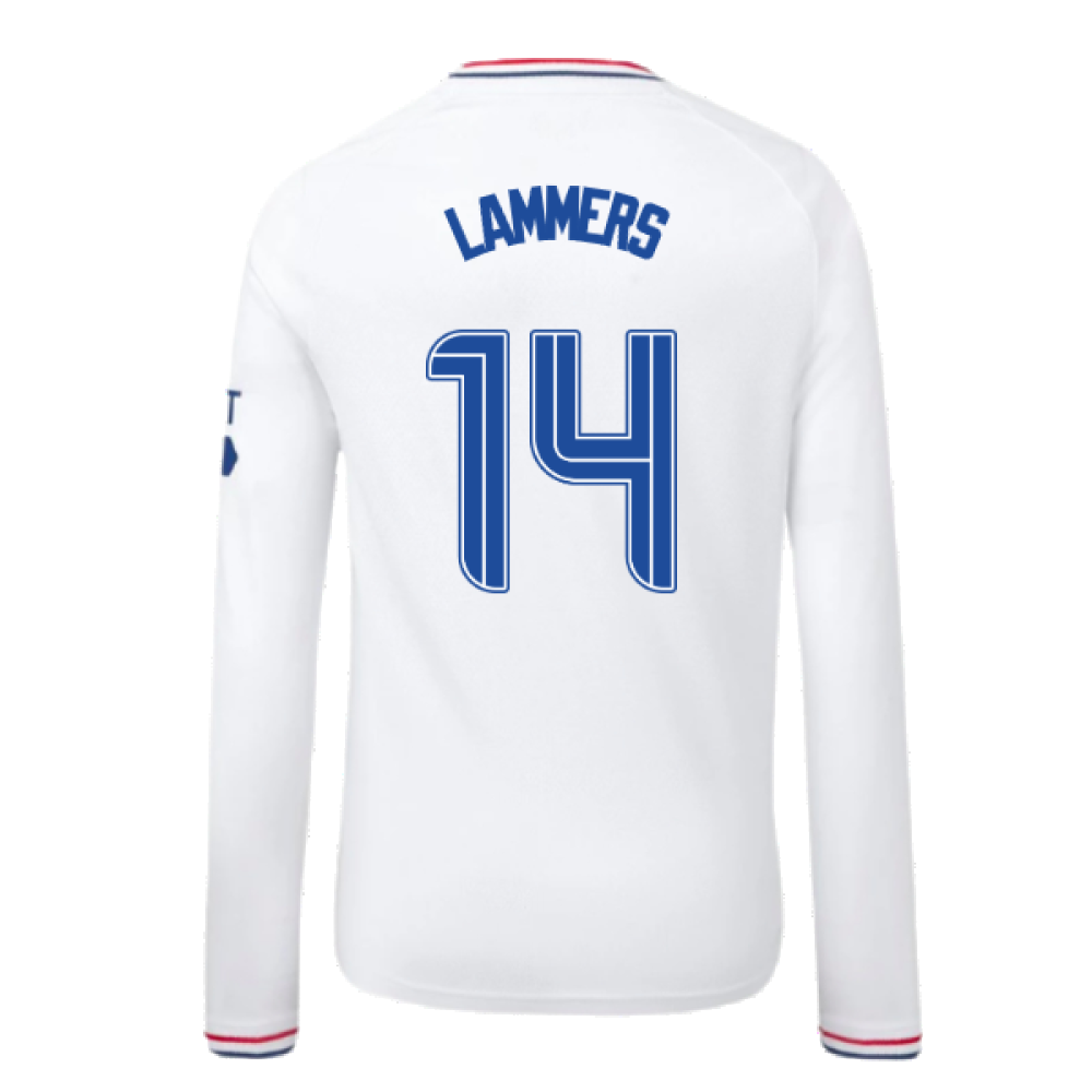 2023-2024 Rangers Away Long Sleeve Shirt (Kids) (Lammers 14)