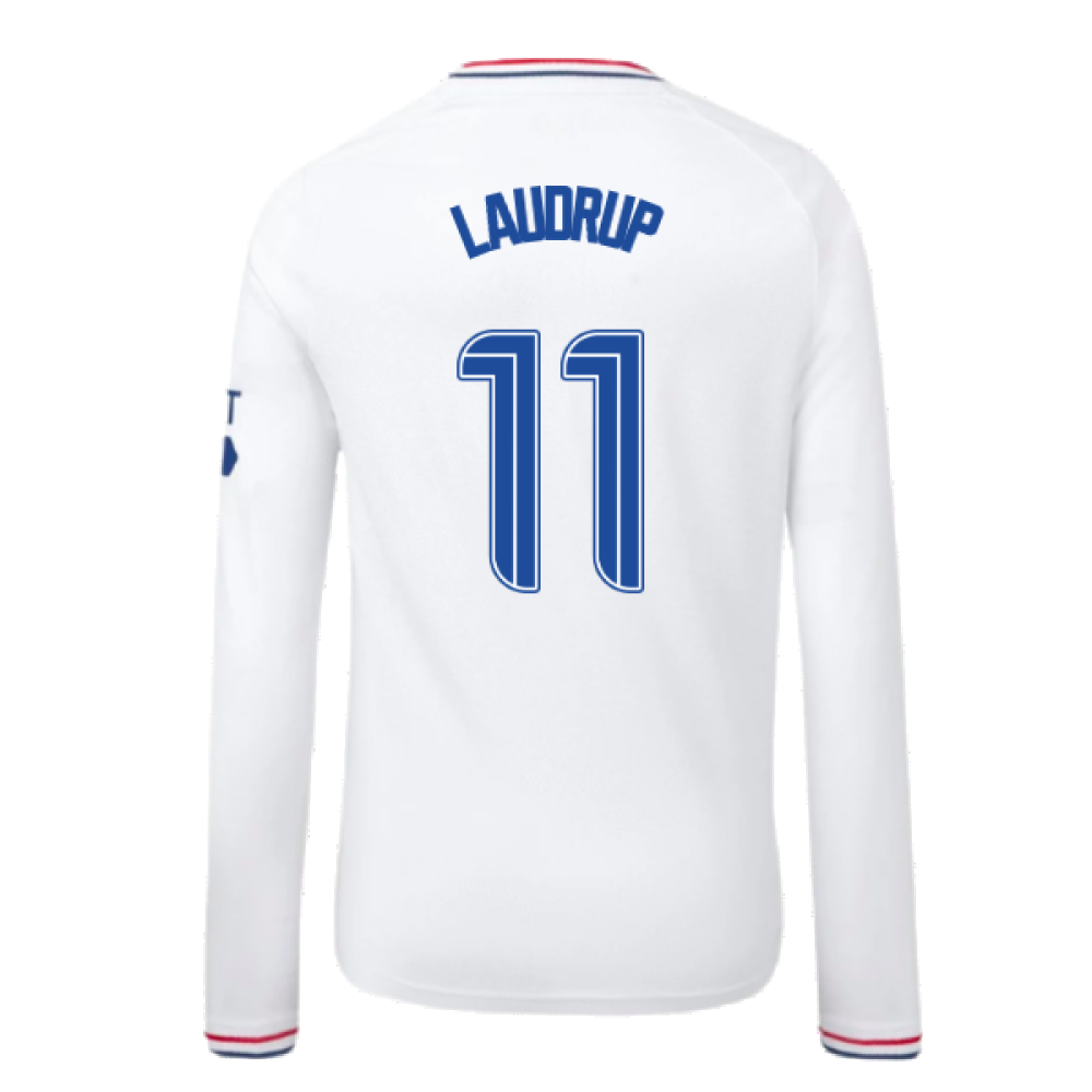 2023-2024 Rangers Away Long Sleeve Shirt (Kids) (Laudrup 11)