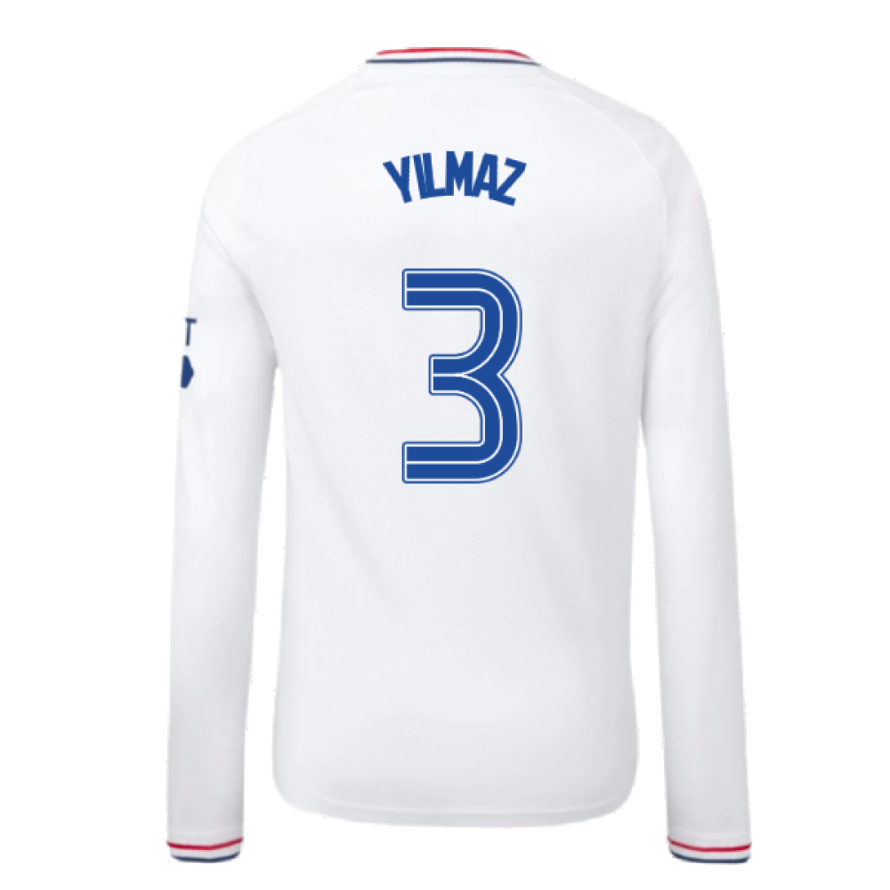 2023-2024 Rangers Away Long Sleeve Shirt (Kids) (Yilmaz 3)