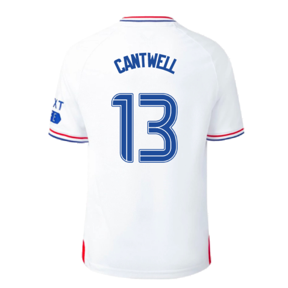 2023-2024 Rangers Away Shirt (Kids) (Cantwell 13)