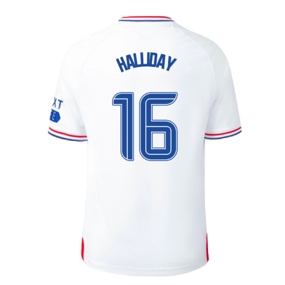 2023-2024 Rangers Away Shirt (Kids) (Halliday 16)