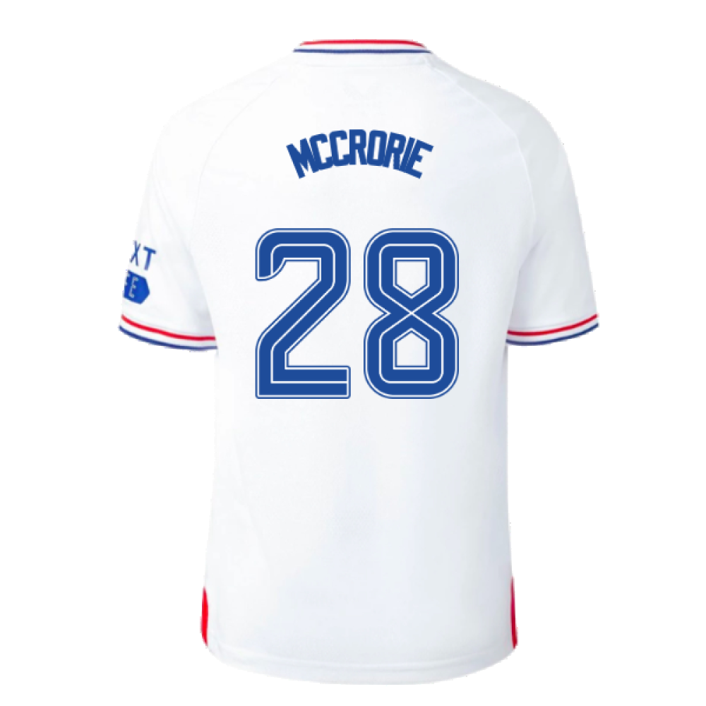 2023-2024 Rangers Away Shirt (Kids) (McCrorie 28)