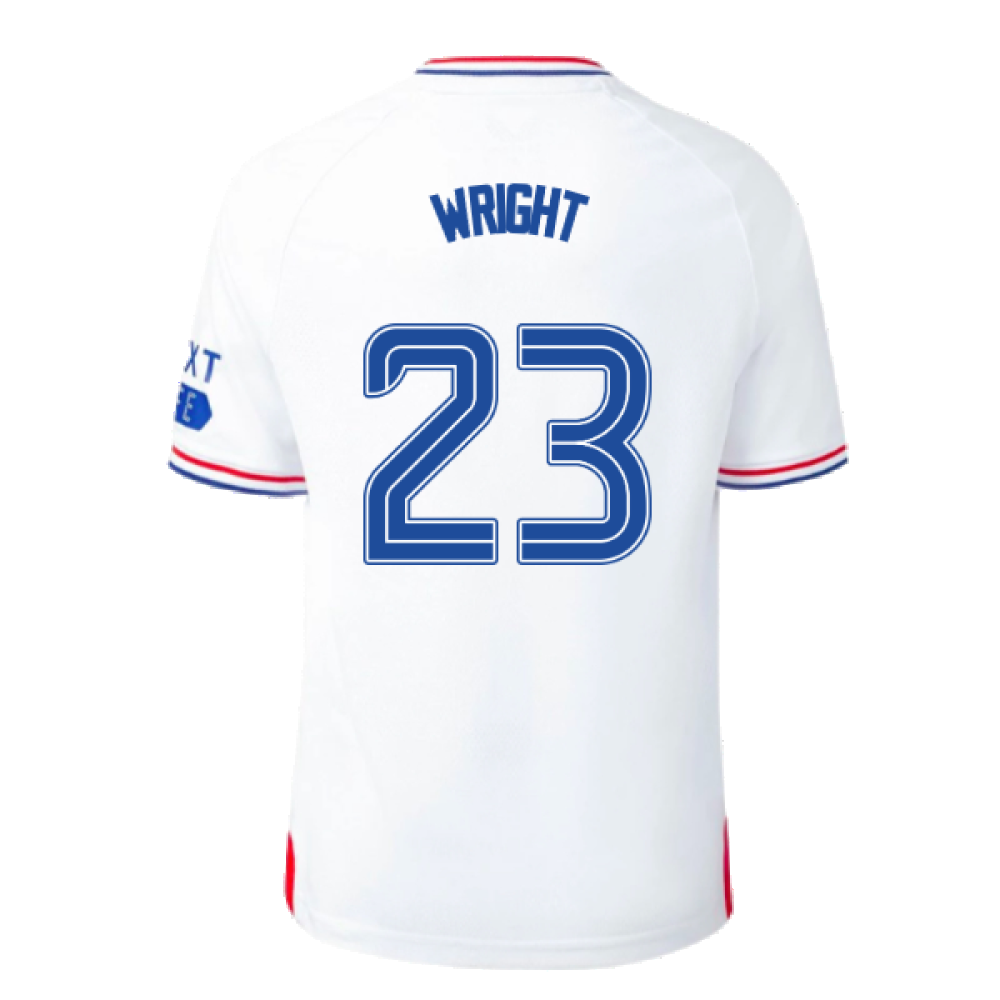 2023-2024 Rangers Away Shirt (Kids) (Wright 23)