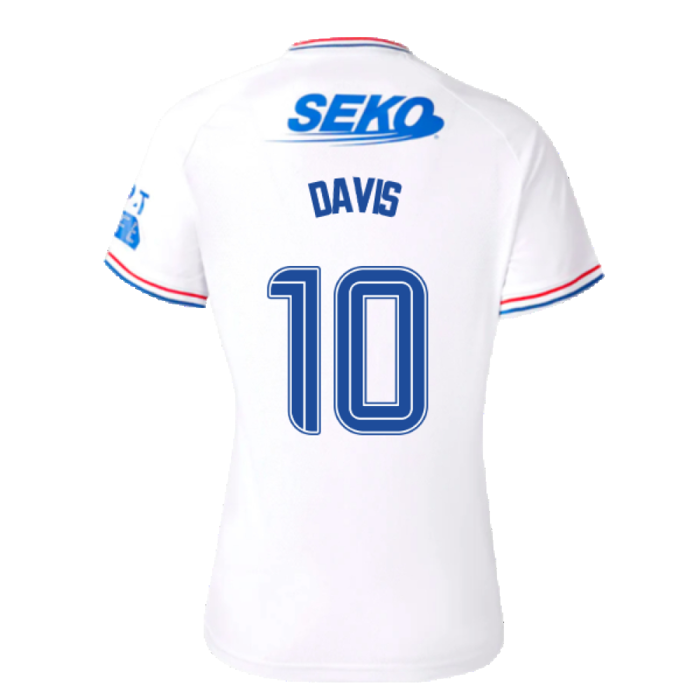 2023-2024 Rangers Away Shirt (Ladies) (Davis 10)