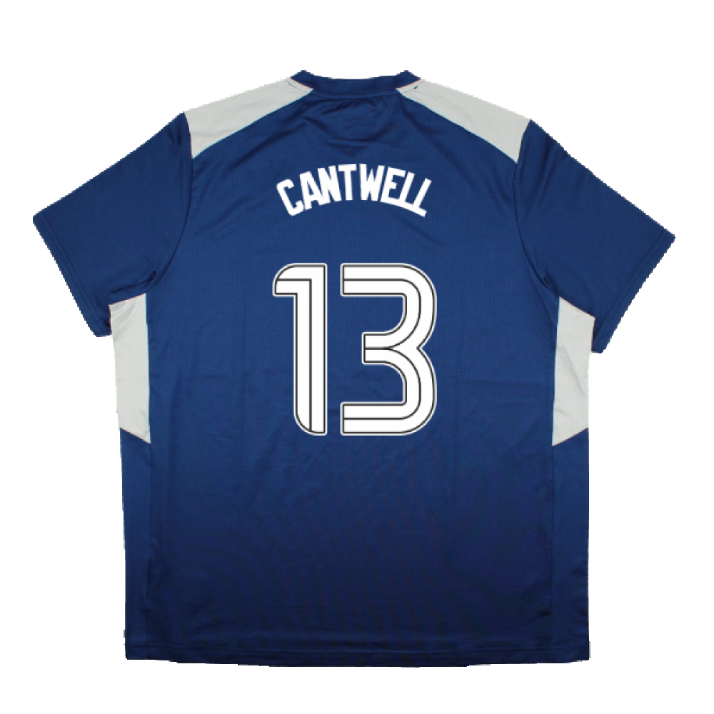 2023-2024 Rangers Coaches Match Day Tee (Blue) (Cantwell 13)