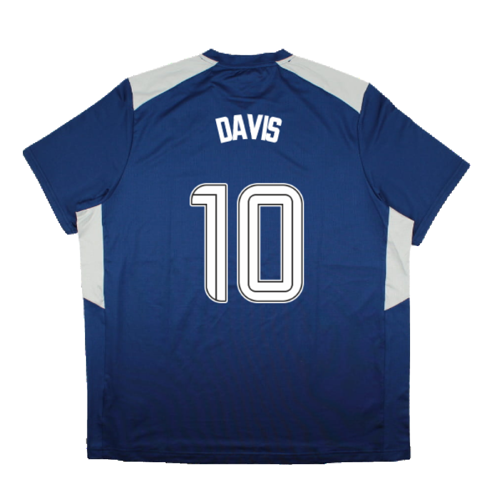 2023-2024 Rangers Coaches Match Day Tee (Blue) (Davis 10)