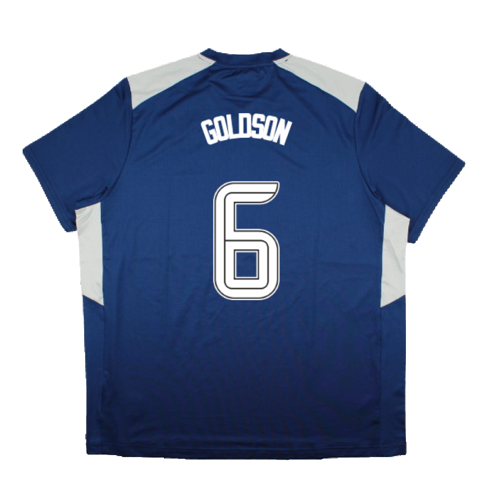 2023-2024 Rangers Coaches Match Day Tee (Blue) (Goldson 6)