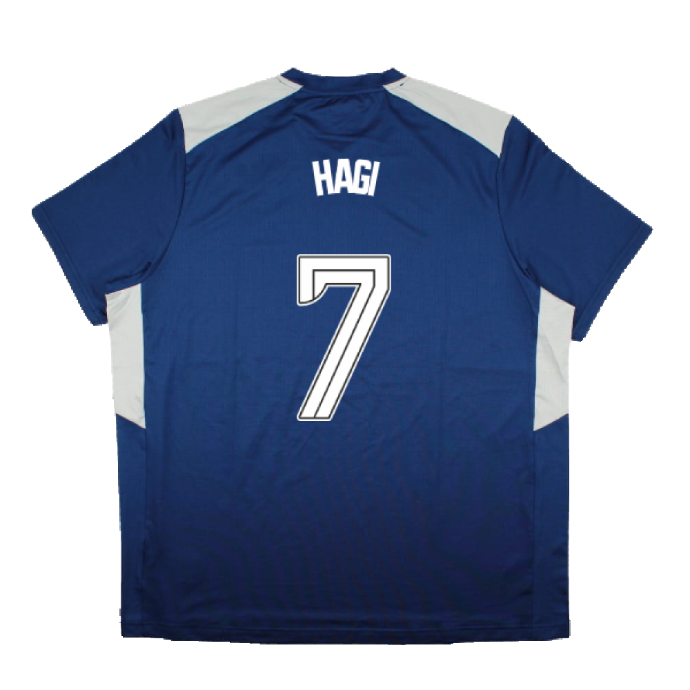 2023-2024 Rangers Coaches Match Day Tee (Blue) (Hagi 7)