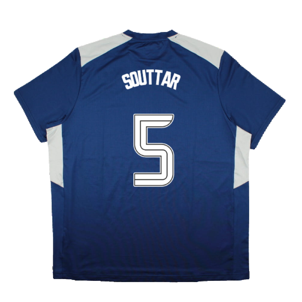 2023-2024 Rangers Coaches Match Day Tee (Blue) (Souttar 5)